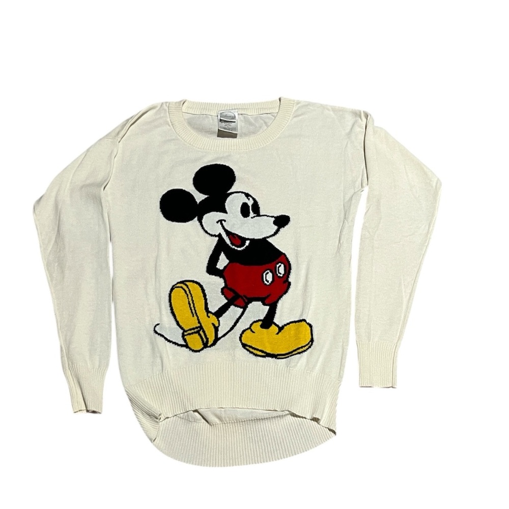 Disney X Jerry Leigh Mickey Cream Sweater